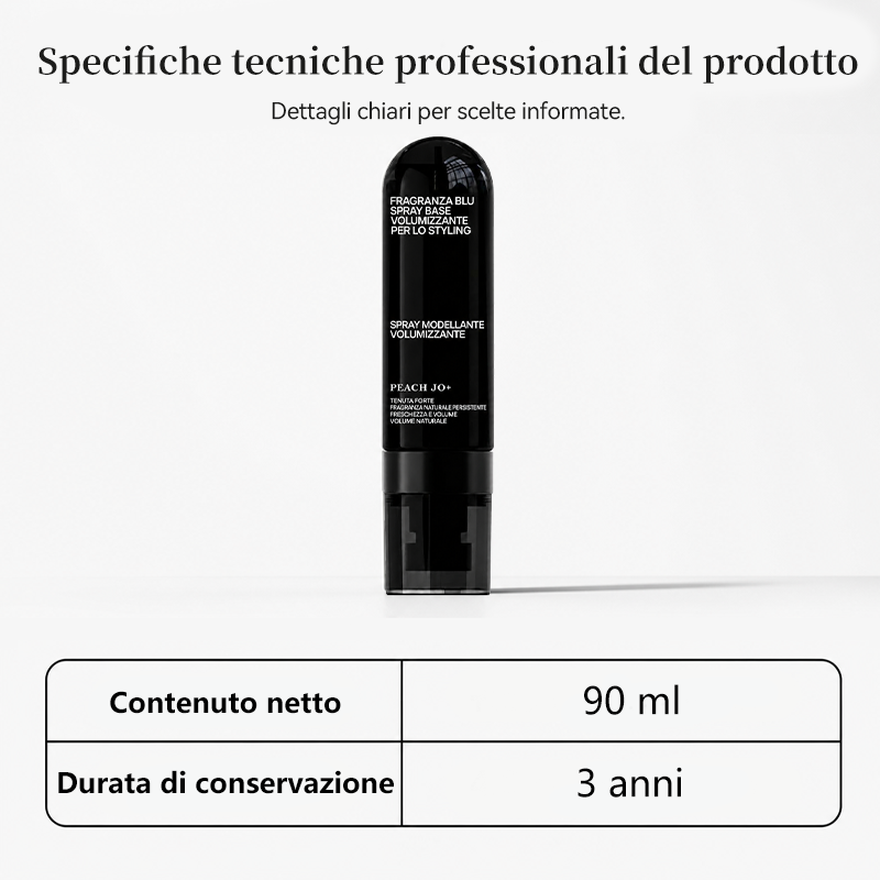 50% di sconto! ππ Spray volumizzante e fissante al profumo di pesca, per capelli leggeri, elastici e una tenuta a lunga durata.