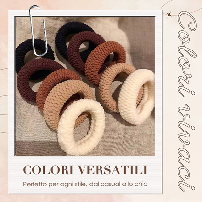 🍁💖Elastico per capelli largo e resistente