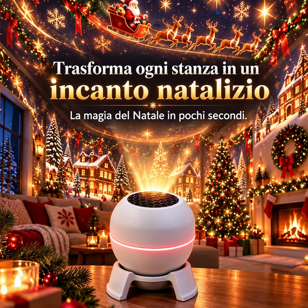 Negozio Ufficiale | 🍁💖 Proiettore Olografico Intelligente SCNDR® (Smart HD 5D Dinamico)