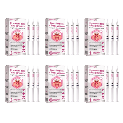 Glimmerly®💐💖Gel per la riparazione di cavità dentali DenPerm – Otturazione che riproduce lo smalto naturale