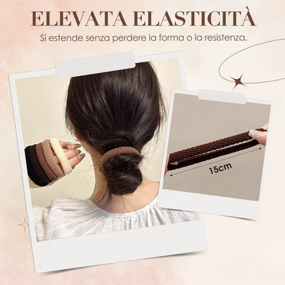 🍁💖Elastico per capelli largo e resistente