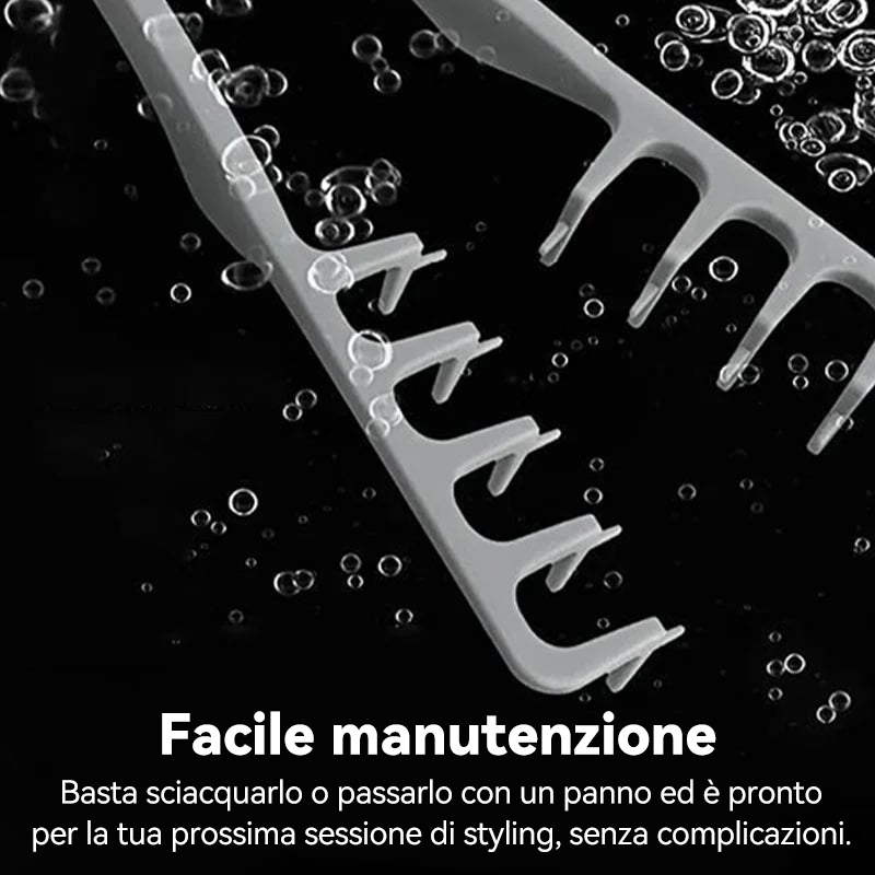 🍁💖Pettine volumizzante a denti larghi – Pettine professionale per lo styling di uomini e donne
