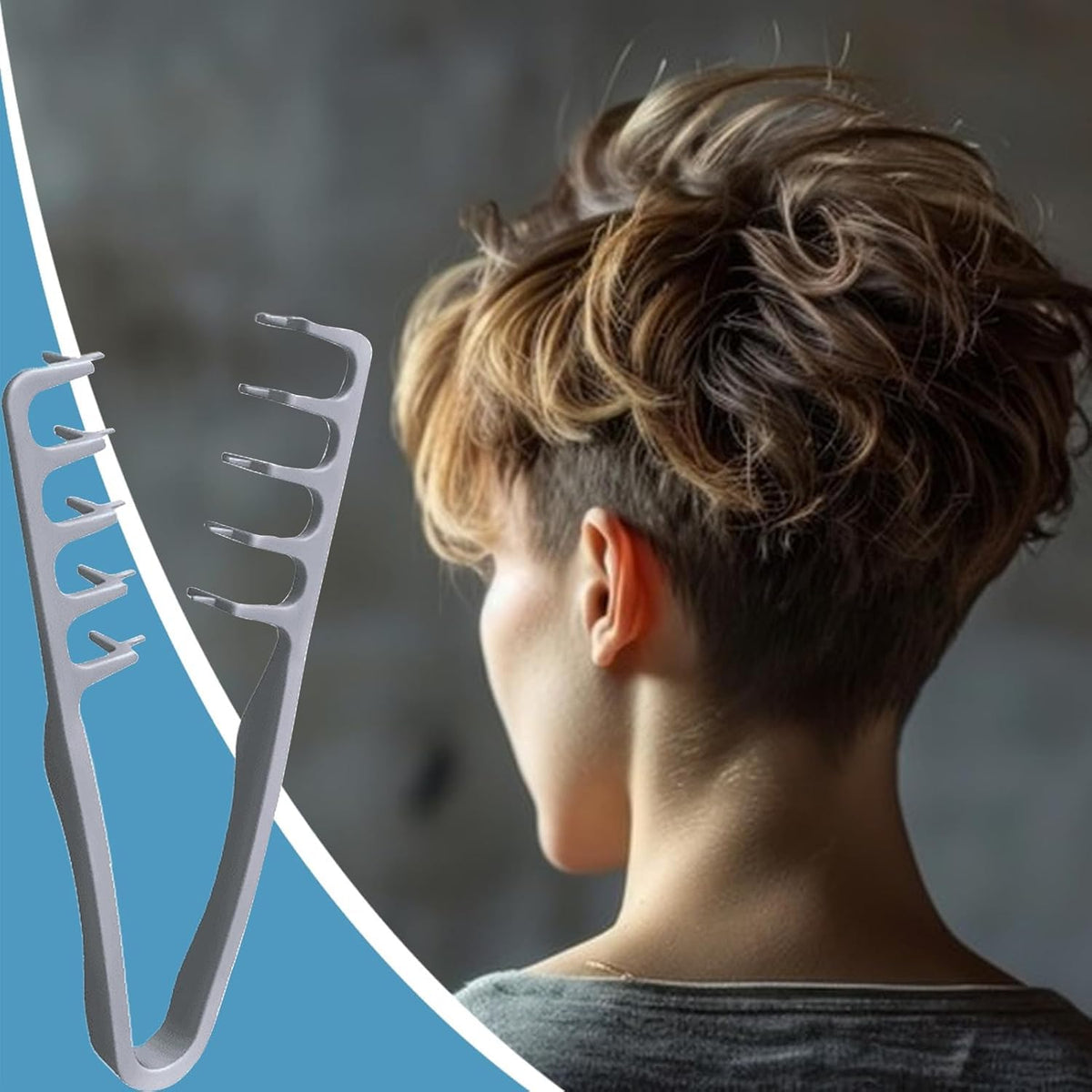 🍁💖Pettine volumizzante a denti larghi – Pettine professionale per lo styling di uomini e donne