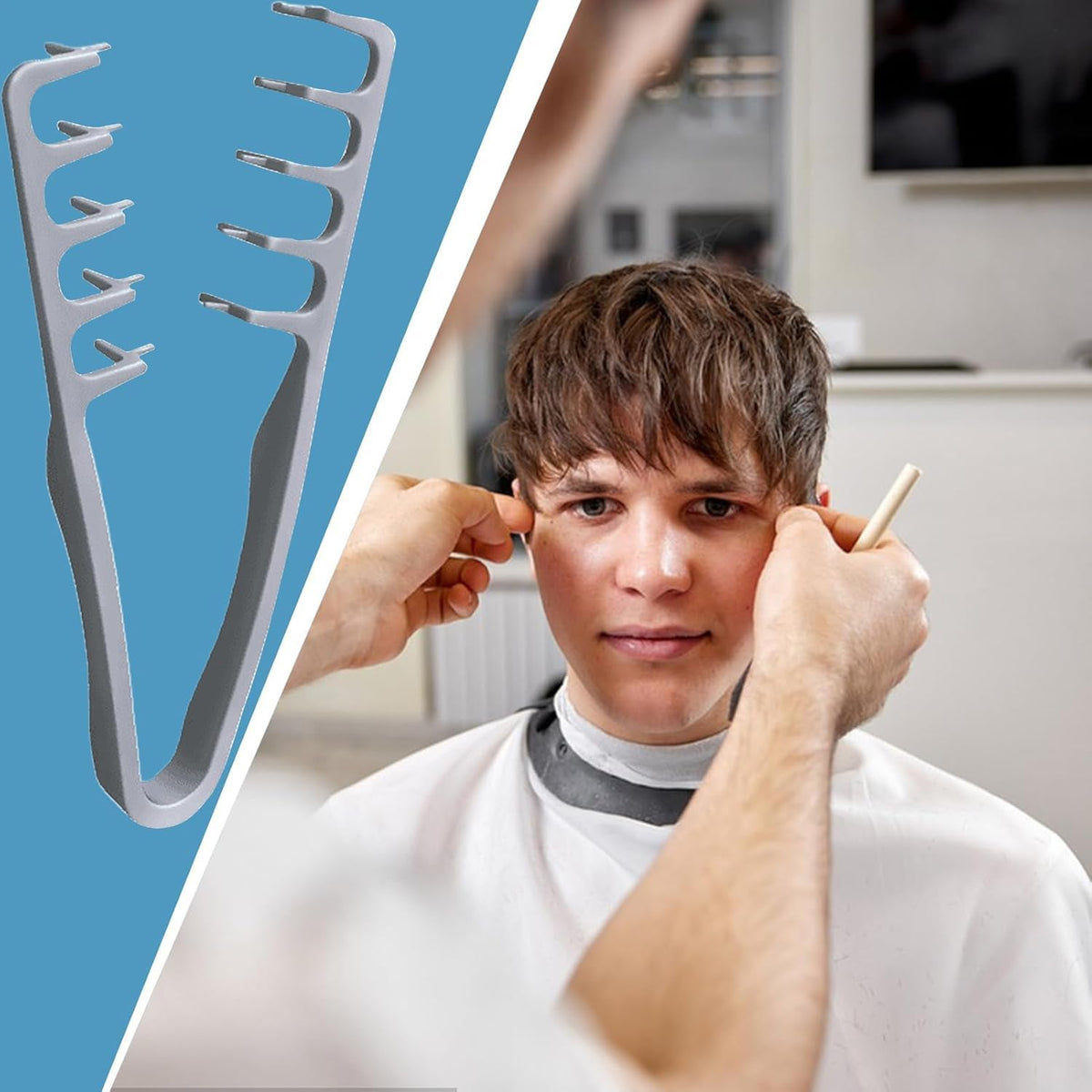 🍁💖Pettine volumizzante a denti larghi – Pettine professionale per lo styling di uomini e donne
